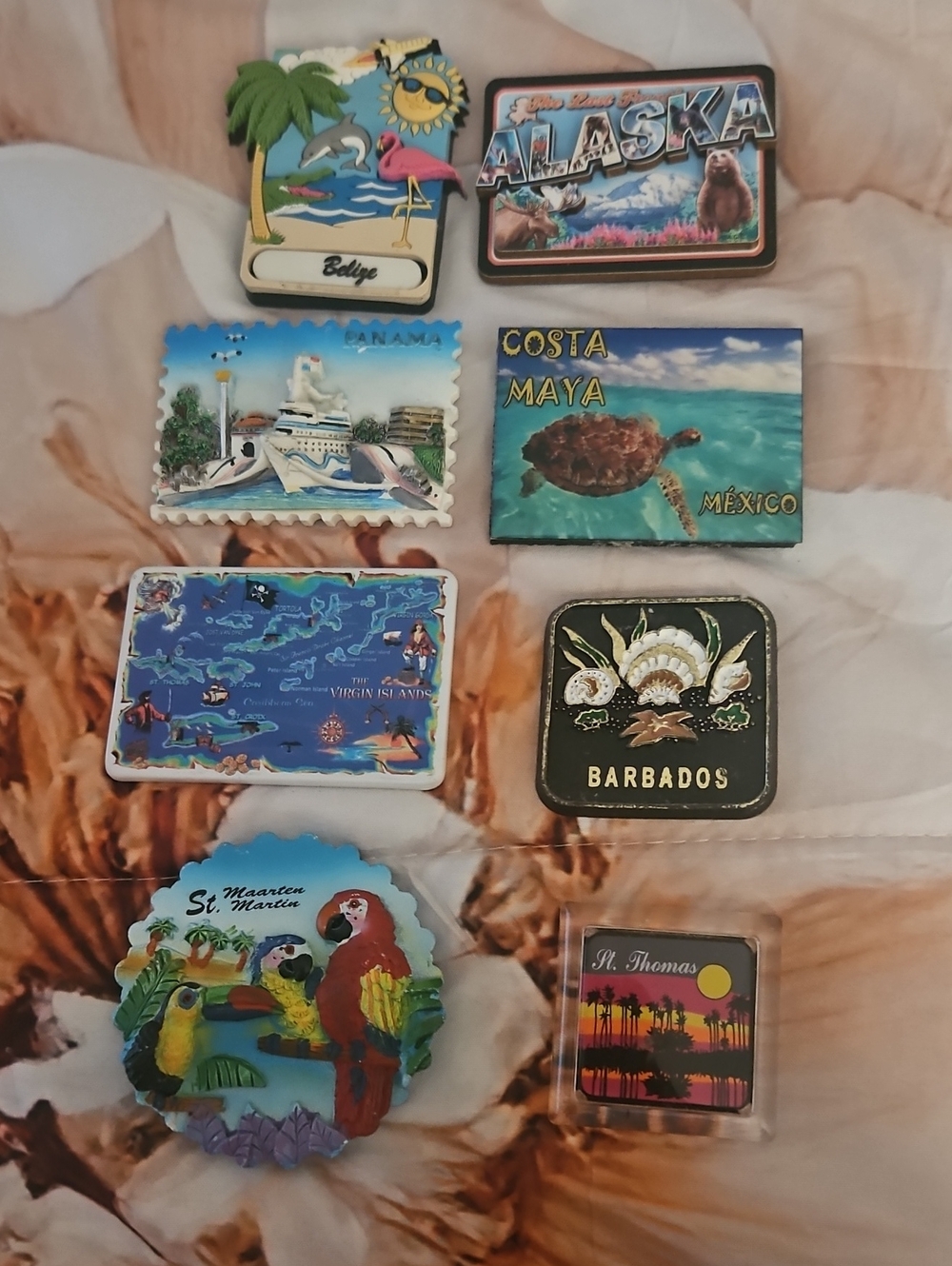 Magnets 8 Piece Bundle Travel Bucket List Ready Good Gift Idea Magnets